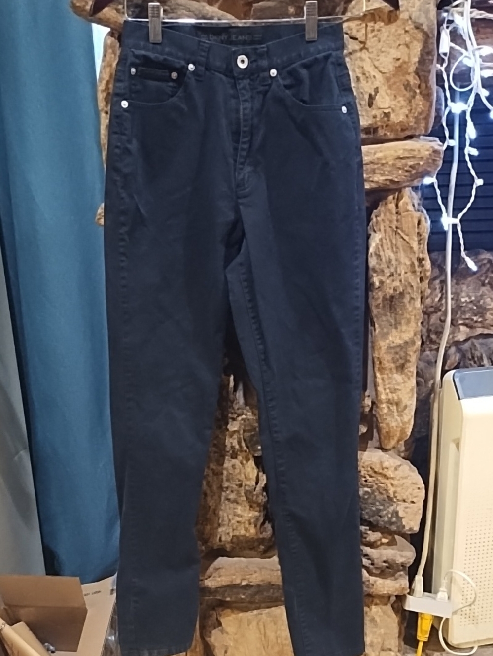 DKNY Women's Navy Straight Leg Jeans